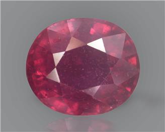 Natural Ruby (Manik) Heated Treated Certified 3.83 CTS... ( 83225 )